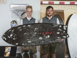 HTK-Award in SILBER für die "Planung und Realisierung eines nachhaltigen Surfbrettes" von Wolfgang Wieland und Josef Gautsch